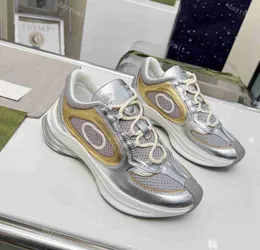 Kuşkusuz Eğitmen Koşun Sneaker Tasarımcı Ayakkabı Kadın Günlük Ayakkabılar Erkek Nakış Birleştirme G Ayakkabı Mens Turkuaz Moda Kauçuk Sole Trainer