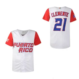 BG Baseball Jersey Puerto Rico 21 Jerseys Sewing Entgroidery Highs Hights Outdoor White World 240228