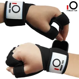 Gloves Fiess Exercise Gym Sports Outdoors Full Half Finger Gloves Body Building Weight Lifting Gloves with Straps Wrist Drop Shipping