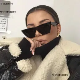 النظارات الشمسية الفاخرة مصمم النظارات الشمسية نظارة شمسية 2022 Retro Cat Eye Women Design Vintage Lady Sunglass Black Okulary Sun Glasses UV400