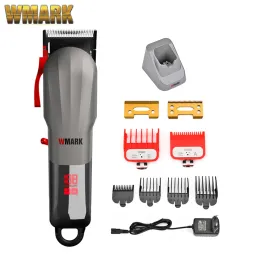 TRIMMER 2021 Wmark NG115 Nuovo corda per capelli ricaricabile corda cordless per capelli tagliente per capelli con la batteria a LED