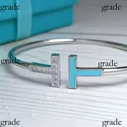 Projektant Tiffancy Bransoletka Moda koniczyna Tiffanyset Bransoletka 18k złota bransoletka podwójna bransoletka w kształcie twem biżuteria Kobiety Kobiety Złota Boletka Tiffanybracelet 570