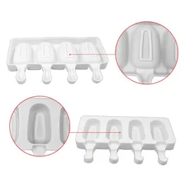 Stampi in silicone per gelato fai-da-te Stampi per ghiaccioli fatti in casa per bambini292Y