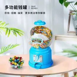 BOXE CINETTO Monete Cassa Candy Machine per bambini Bubble Gift Multifunzionale Moneta Toys Piggy Bank Decorazione per la casa Dispensatore di plastica Sweet Sweet