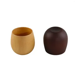 Tazze da tè 1 pz Tazza da tè in legno Pancia grande Tazza in legno fatta a mano Birra Caffè Latte Acqua Cucina Bar Articoli e Attrezzature per Acqua, Caffè, Tè