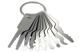 10 Stück Auto Jipplers Doppelseitiges Lock Pick Jigglers Auto Jigglers Lock Pick Tool Schlosserwerkzeuge 3469090