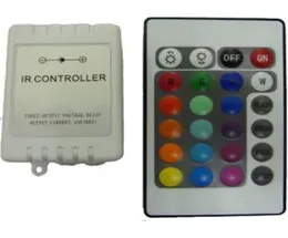 12V 24 Keys IR Remote Controller Double PCB لـ RGB SMD 3528 5050 LED Strip Light String Lights 6A لمدة 5 أمتار CXW10026523691