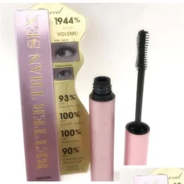 Mascara Better Than Big Eyes Nourish Impermeabile Resistente al sudore Folto Volume lungo Tubo in alluminio rosa Radici Chiaramente liscio Rilascio goccia Hea Otbus