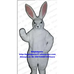 Costumi mascotte Bianco coniglietto pasquale Osterhase Coniglio Lepre Costume mascotte Personaggio dei cartoni animati per adulti Carnevale sportivo Attività comunitarie Zx1441