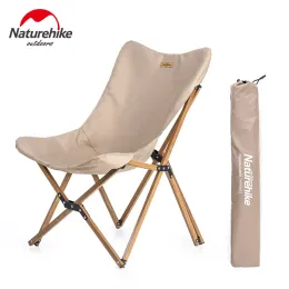 家具NatureHike Portable Ultralight Outdoor folding Lazy Backrest Chair Camping Stool Fishing Picnic Seat