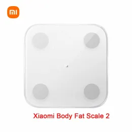 Waage Xiaomi Mi Smart Körperfettwaage 2 Bluetooth 5.0 APP Monitor LED-Anzeige Digitale Körperanalysewaage Funktioniert mit Mi Fit APP