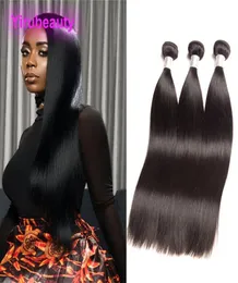 Malaysian Human Hair 3 Bundles Silky Straight 100 Unprocessed Virgin Hair Extensions Mink Malaysian Weaves Hair Wefts3235791