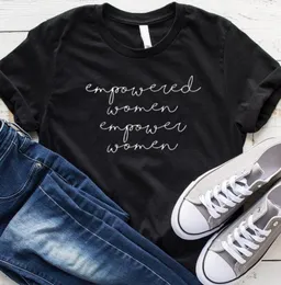 Kadınlar039S Tshirt Güçlendirilmiş Kadınlar Estetik Artı Boyut Feminist Tişört Pamuk Kısa Kollu Te Teps Hipster Grunge Drop5886609