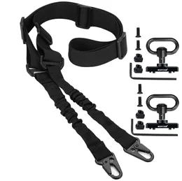 Amazon Hot Selling Common Task Double Point Rope Set CS Nylon Tactical Strap Crossbody Nylon Tactical Gun Rope