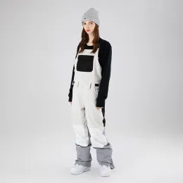 Calça calças de correia de esqui masculino homem inverno térmico onepiece calças de neve esqui a desgaste de desgaste d'água de snowboard de snowboard resistente