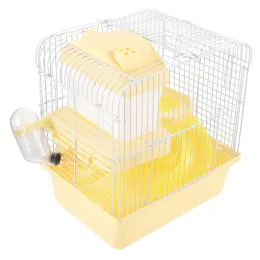 Burar Small Hamster Cage Guinea Pigs Squirrel Stor råtta mus husdjursmöss järntråd stora burar dvärg råtthus dublelayer leksak