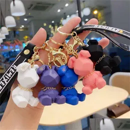 Finger Toys Cars Keychain Dolls Delicate And Cute Trend Couples Backpacks Small Pendants Keychains Drop Delivery Gifts Novelty Gag Otuew