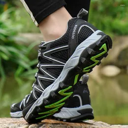Shoes Fiess Hiking 923 Outdoor Quality Man Sneaker Breathable Women Sneakers Non-Slip Damping Men Walking Platform Chaussure Ho 33 s