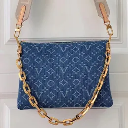 Coussin Designer Bag axelväska SAC Luxe Crossbody Bag Tote Bag Handle Bag Ny mode Kvinnor Läderpåse Toppkvalitet axelband Pochette