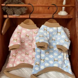 Roupas casaco de algodão macio para gato sphynx, suéter quente doce de inverno desenho animado para animais de estimação, suéter rosa fofo para suprimentos de gato devon