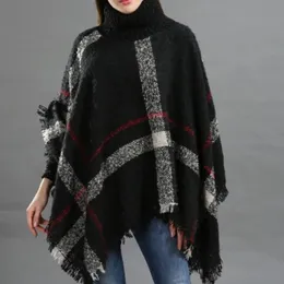 ladies' cloaks collar collar warmth loose fringed cloak shawl fashion warmth and skin care269k