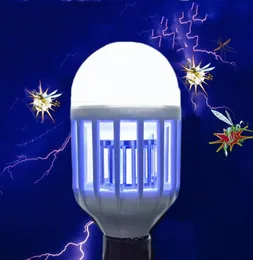 Myggmordare Lamp E27 110V 220V 15W LED -glödlampa Electric Trap Mosquito Killer Light Electronic Anti Insect Bug LED Night Lamps3479336