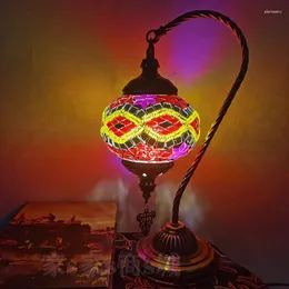 Tischlampen Bohemian Lampe Vintage Krankenbett Wohnzimmer Dekorative Beleuchtung Schlafzimmer Kaffee Restaurant Turkischer Schreibtisch