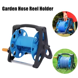 Reels IsFriday Garden Hose Reel Holder Hand Crank Hoses Reels Rack Water Pipe Storage Cart Garden Winding Storage Tools Supplies