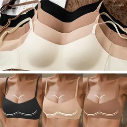 Bras Weirdo Thin Seamless Women's Bra Female Push Up Underwear Tube Top Lingerie Beauty Back Support Non-Wire Solid Elastic