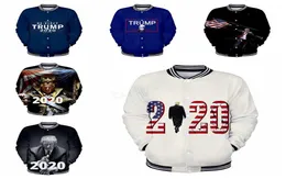 FashionDonald Trump 2020 Baseball Jacke Männer Frauen 3D Druck Herbst Winter Baseball Uniform Kleidung Männlich Weiblich Mantel Outwear Sweatsh4594748