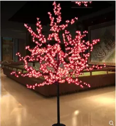 2M LED Crystal Cherry Blossom Tree Lights Christmas New Year Luminaria Dekorativt trädlamplandskap utomhusbelysning2877820