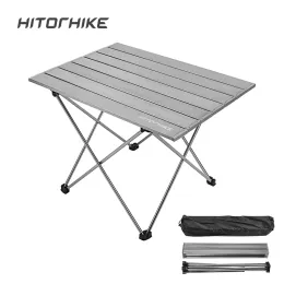 Furnishings Portable Table Folding Camping Table Desk Foldable Hiking Traveling Outdoor Garden Picnic Table Al Alloy Ultralight