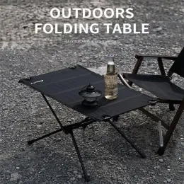 Furnishings Shinetrip Portable Camping Cloth Folding Table Multifunctional Outdoor Aluminum Alloy Picnic Tactical Table Lightweight Table