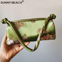 Модная роскошная шелковая сумка в китайском стиле, женская сумка, японская сумка с ручной вышивкой, Cheongsam, женские сумки для косплея, клатч 240221