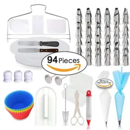 94 pcs Cake Mold Set Cake Decorating Tools Kitchen Baking Molding Kit Sugarcraft Making Mould For Cookie Cake2807