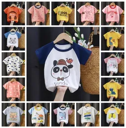 Kids Girl Tshirts Summer Baby Cotton Tops Toddler Tees Clothes Clothing Cartoonts Tshirts Short Sleeve Discaleed Elev 1138 Y7653673