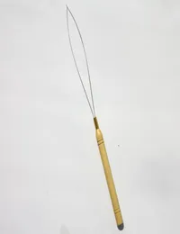 10 peças micro anéis ferramenta de laço threader puxando agulha usada com alicate de cabelo e contas para ferramentas de extensão de penas de cabelo humano 7649854