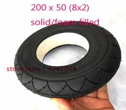 Electric Scooter Tire 200x50 8x2 8 Quot Scooter Electric E100 E125 E200 Scooter Solidfoam Wypełniona opona 2 Kolor Selectable4749717