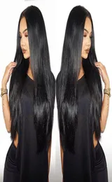 10A Cheap Glueless Full Lace Wigs For Black Women Natural Color Brazilian Human Hair Wigs Silk Straight Human Hair Wigs With Baby 5184459