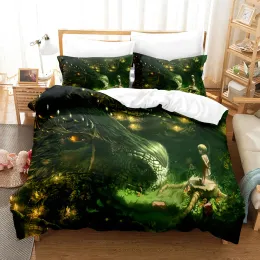 Установите 3D Dragon Bedding Sets Sear Copet Set с наволочкой Twin Twin Full Queen King King постели для постели Line Strations