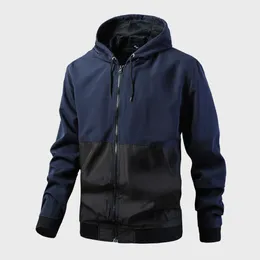 Hooded Sports Loose and Casual 2024 New Oversized Men's Contrasting Jacket Baseball Suit Trend