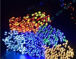 ストリングソーラーランプストリング7M 50LED 17M 100 LED 22METER 200LEDS屋外IP65フェアリーライトガーデンは装飾的なLIGH1896998で照らされています