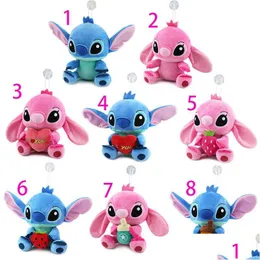 Animali di peluche ripieni P Giocattolo Stitch bambola abbraccio Stberry tè al latte coppia ciondolo consegna goccia giocattoli regali Otwpi