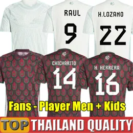 Мексика 2024 2025 Copa America Raul Chicharito Soccer Jerseys Lozano Dos Santos 24 25 H.Lozan0 Мужские женские детские вратарь футбольная рубашка с длинным рукавом версии игрока игрока