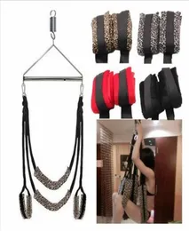 SM Bondage Gear Altalene Sedie Porta sospesa Mobili per il sesso Cinghie Flirtare Bondage Corda BDSM Bondage Gioco erotico Giocattolo per coppie Y197775748