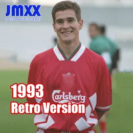JMXX 93-95 Liverpudlian Retro Soccer Jerseys Home Away Mens Uniforms Jersey Man Football Shirt 1993 1994 1995 Van Person