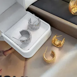 Luxus Ohrringe Designer C-förmige Ohrringe 18K vergoldet Ohrstecker mit quadratischen Löchern für Frauen für Party Schmuck Geschenk