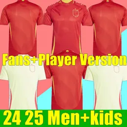 24 25 Espanha Espana Futebol Jerseys PEDRI LAMINE YAMAL RODRIGO PINO MERINO SERGIO M.ASENSIO FERRAN HERMOSO REDONDO CALDENTEY 2024 Euro Camisa de Futebol 666