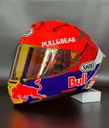 Full Face shoei X14 X-Quatorze MM93 Marquez formiga vermelha redbu ll Capacete de motocicleta viseira anti-nevoeiro Homem equitação carro motocross corrida capacete de moto