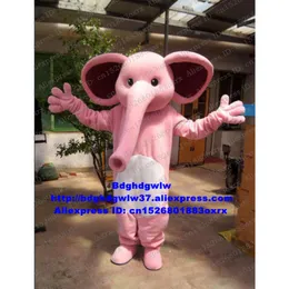 Maskottchen-Kostüme, rosafarbener Elefant, elephisches Maskottchen-Kostüm für Erwachsene, Zeichentrickfigur, Outfit, Anzug, Grand Bodog Casino, Familienausflüge Zx2935